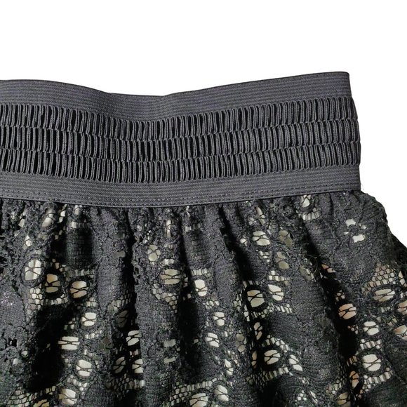 Joe Benbasset Black Lace Holiday Party Circle Skirt XS - Picture 2 of 7